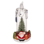OOTB LED-Kerze mit Weihnachts-Szenerie Acryl/Dolomite