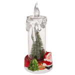 OOTB LED-Kerze mit Weihnachts-Szenerie Acryl/Dolomite