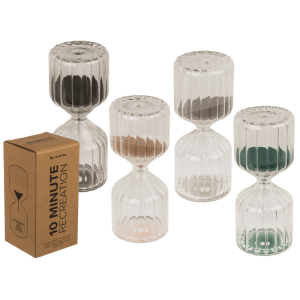 OOTB Glas-Sanduhr 10 Minuten Pause.