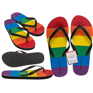 OOTB Flip Flops Rainbow Pride Größe 42/43