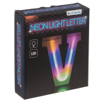 OOTB Neon-Leuchtbuchstabe V Höhe:16 cm