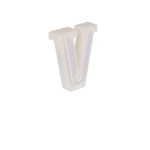 OOTB Neon-Leuchtbuchstabe V Höhe:16 cm