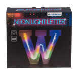 OOTB Neon-Leuchtbuchstabe W Höhe:16 cm