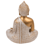Deko-Figur, Buddha, mit Teelichthalter, ca. 13,5 x 9 x 19,5 cm,