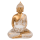 Deko-Figur, Buddha, mit Teelichthalter, ca. 13,5 x 9 x 19,5 cm,
