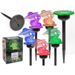 OOTB 3D Solar Gartenstecker mit Farbwechsel-LED
