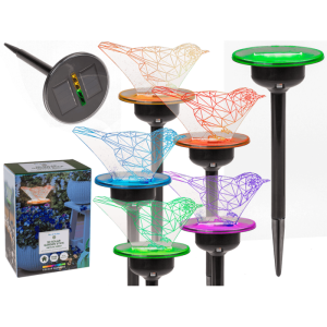 OOTB 3D Solar Gartenstecker mit Farbwechsel-LED