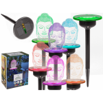 OOTB 3D Solar Gartenstecker mit Farbwechsel-LED