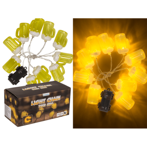 OOTB Lichterkette Bierkrug mit 10 LED
