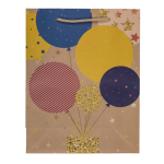 OOTB Papier-Geschenktüte Ballons & Kerzen