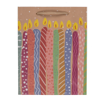 OOTB Papier-Geschenktüte Ballons & Kerzen