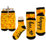 OOTB Socken mit ABS-Sohle Bee Happy Einheitsgröße