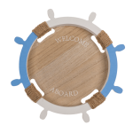 OOTB Holz-Tablett Welcome Aboard