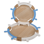 OOTB Holz-Tablett Welcome Aboard