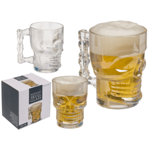 OOTB Trinkglas Totenkopf ca. 93 x 7 x 125 cm