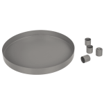 OOTB Rundes Metall-Tablett II D:25 cm mit 4