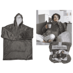 OOTB Grauer XXL Kuschel-Hoodie one size