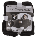 OOTB Schwarzer XXL Kuschel-Hoodie one size