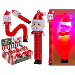 OOTB Stretch-Schlauch Santa mit LED inkl. 3 x LR41