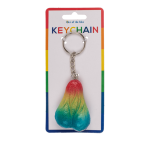 OOTB Metall-Schlüsselanhänger Regenbogen-Testikel