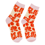 OOTB Socken Retro Blumen Größe 36-42