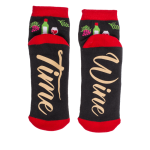 OOTB Socken mit ABS-Sohle Wine Time Einheitsgröße