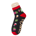 OOTB Socken mit ABS-Sohle Wine Time Einheitsgröße