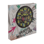 OOTB Wanduhr Graffiti 30 x 30 x 45 cm