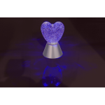 OOTB Glitter-Leuchte „Herz“ mit rotem Glitter