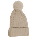 OOTB Damen-Winter-Beanie mit Kunststoffbommel