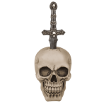 OOTB Spardose mit Schloss Totenkopf mit Schwert