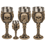 OOTB Becher Totenkopf mit Edelstahleinsatz