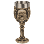 OOTB Becher Totenkopf mit Edelstahleinsatz