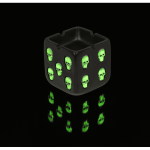 OOTB Aschenbecher Totenkopf Glow in the Dark