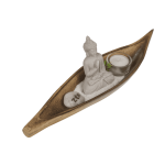 OOTB Naturfarbene Holz-Schale