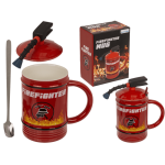 OOTB Becher Fire Fighter mit Deckel und Löffel