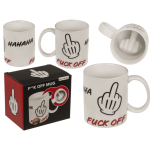 OOTB Becher Fuck off aus Keramik 8 x 10 cm