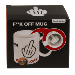 OOTB Becher Fuck off aus Keramik 8 x 10 cm