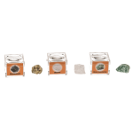 OOTB Mineralsteine in Kunststoff-Box mit Lupe