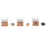 OOTB Mineralsteine in Kunststoff-Box mit Lupe