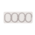 OOTB Duschvorhang Singer Silhouette 180 x 180 cm