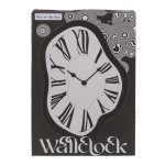 OOTB Glas Wanduhr Melting Time 22 x 33 x 4 cm