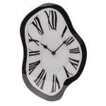OOTB Glas Wanduhr Melting Time 22 x 33 x 4 cm