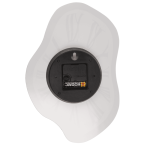 OOTB Glas Wanduhr Melting Time 22 x 33 x 4 cm