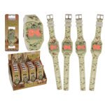 OOTB Kinderarmbanduhr Dinosaurier mit LED Display
