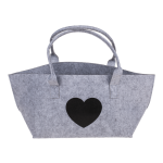 OOTB Filz-Einkaufstasche Herz 50 x 20 x 23 cm