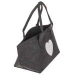 OOTB Filz-Einkaufstasche Herz 50 x 20 x 23 cm