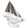 OOTB Metall-Flaschenhalter Segelboot