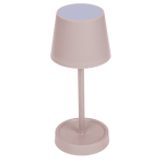 OOTB Rosafarbene Tisch-Lampe mit LED
