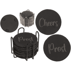 OOTB Schiefer-Untersetzer mit Laserdruck